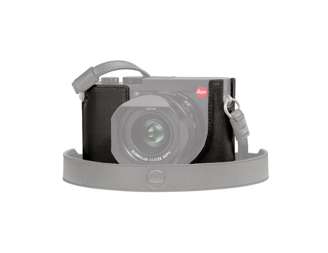 Typ 116 Leica Demi étui Cuir synthétique marron pour Leica Q 